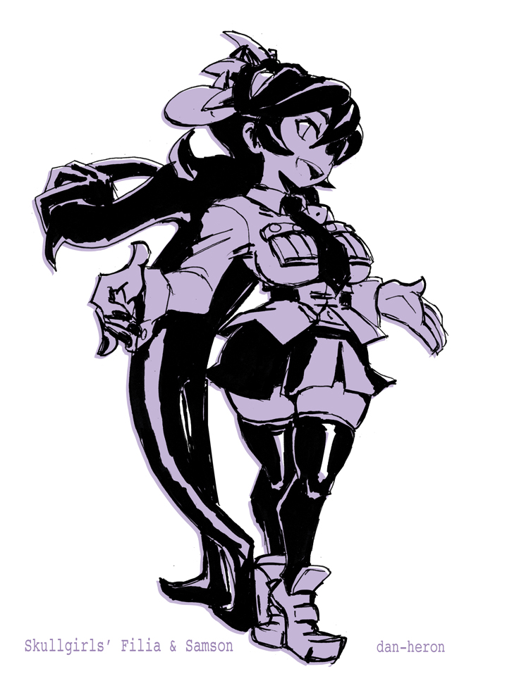 Skullgirls Filia Samson