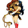 Commission Q99 Cheeta And Wonder Woman