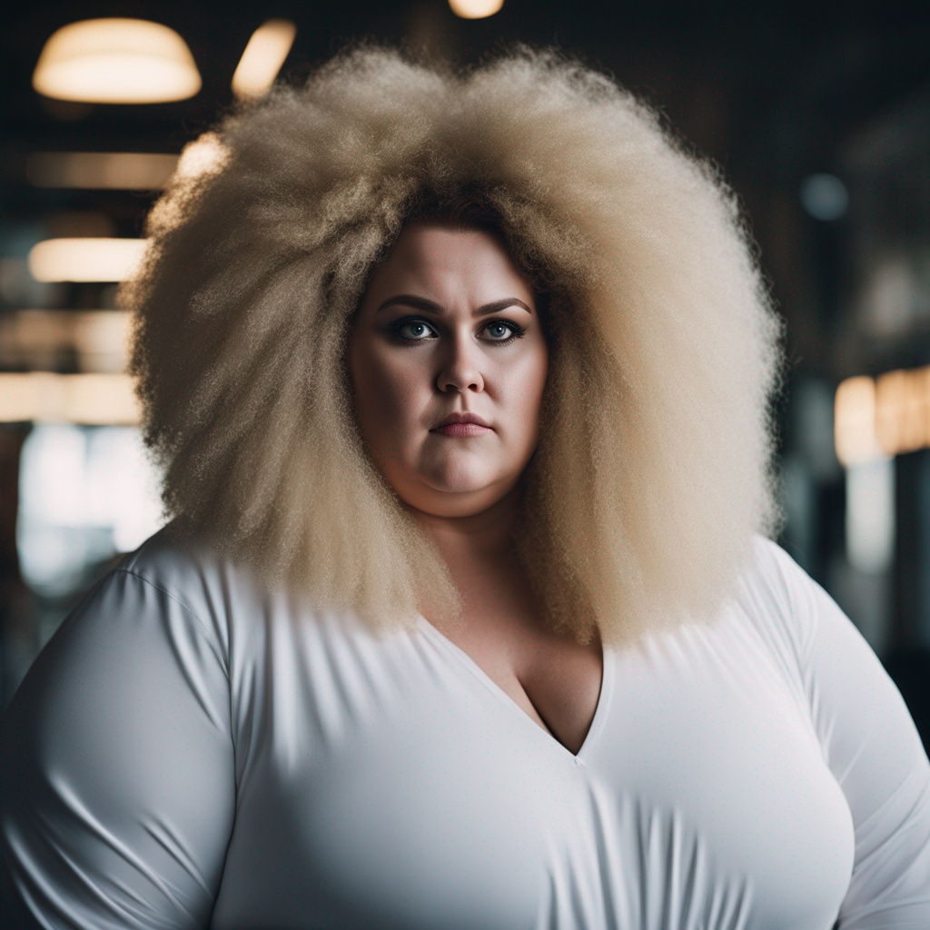 Obese Lady Deviantart big-haired obese woman 8 by msdfghk on DeviantArt