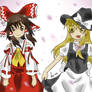 Reimu and Marisa