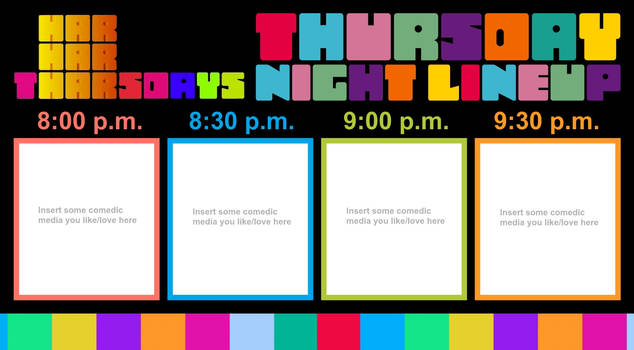 Template: Har Har Tharsdays lineup