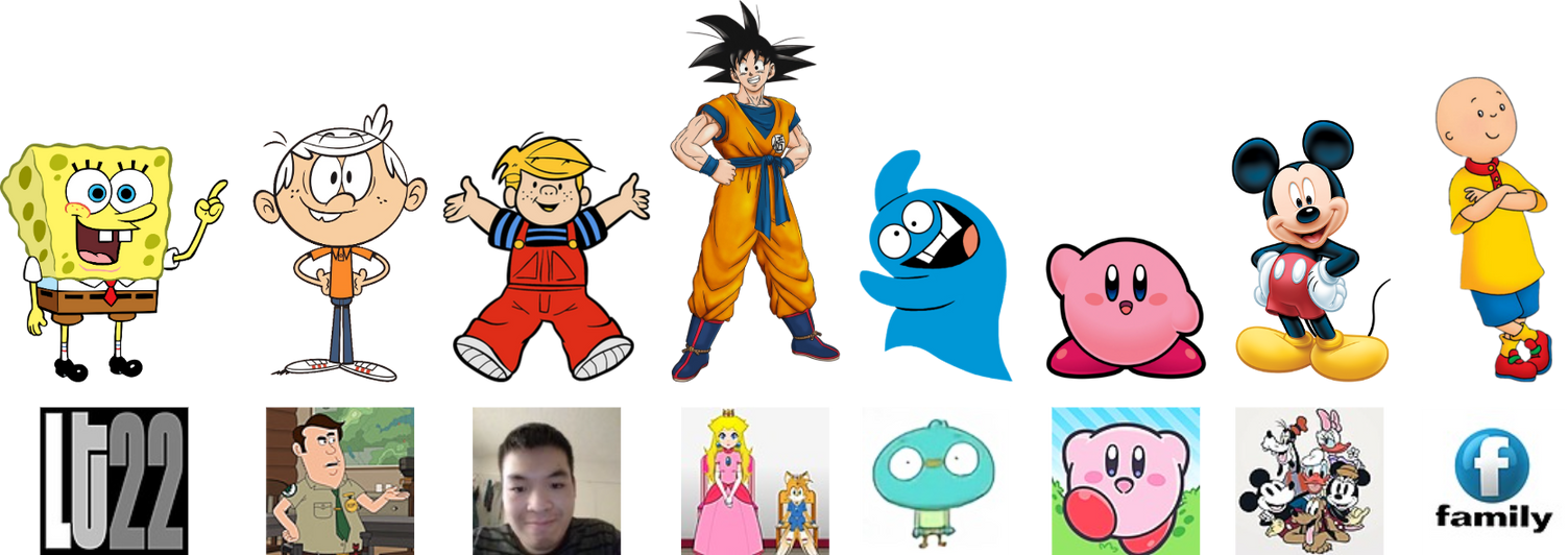 Me and other deviants as animated characters by Lontoon22 on DeviantArt