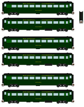 Rebuilt Reading Passenger Cars