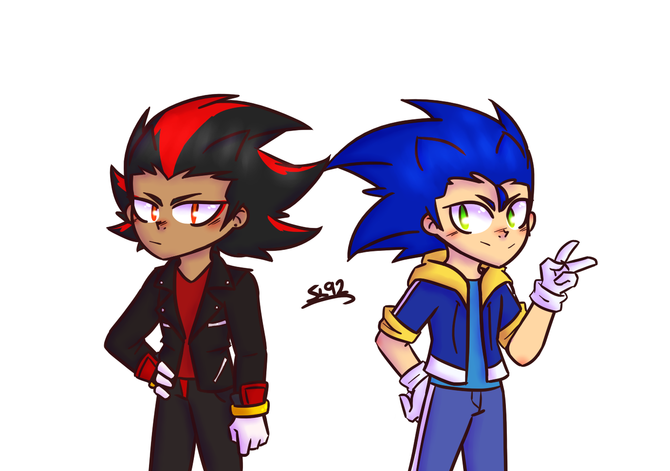 Shadow Halftone Rivals Rivals by SonicLion92 on DeviantArt