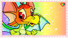 rainbow neopets stamp