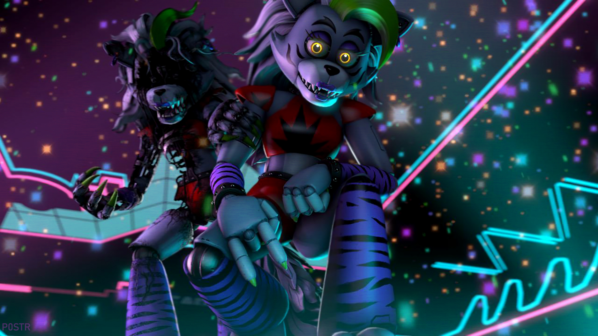 Fnaf Sotm Roxy Roxy by P0STR on DeviantArt