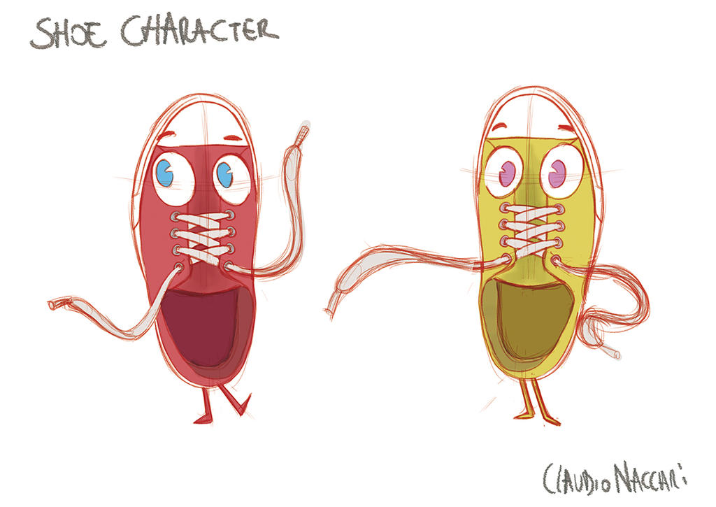 Shoes Converse character design by ClaudioNaccari on DeviantArt