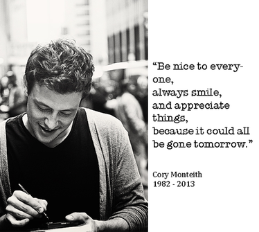 R.I.P Cory Monteith