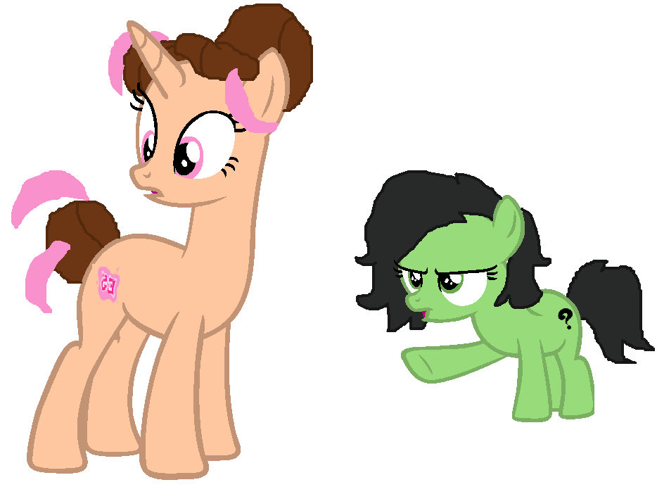 Anonfilly Ree Ree Pink Rose and Filly Anon by LizaRocket on DeviantArt