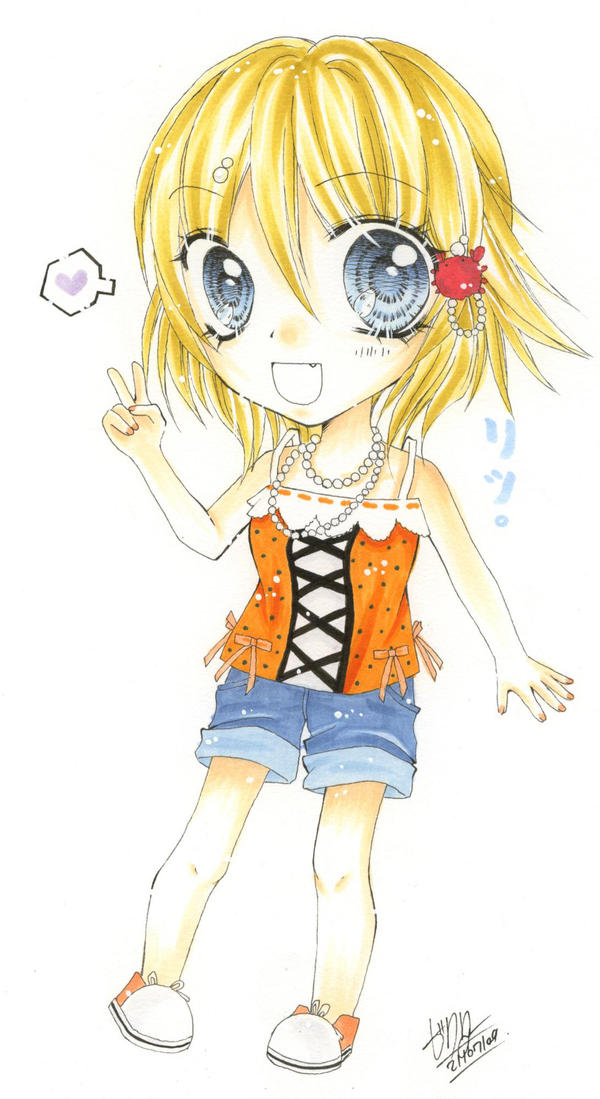 Ritsu chibi by Vikutan on DeviantArt