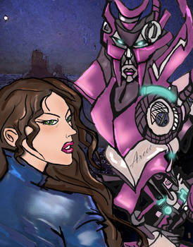 Mikaela and Arcee