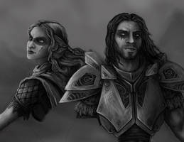 WIP: Dragon Seekers _Farkas and my Nord_