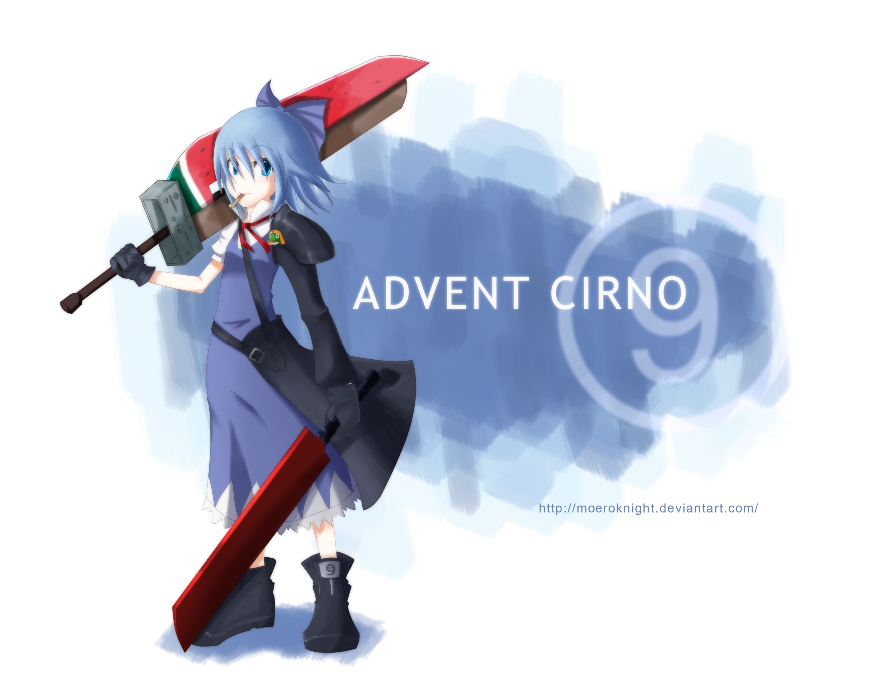 Advent Cirno by moeroknight