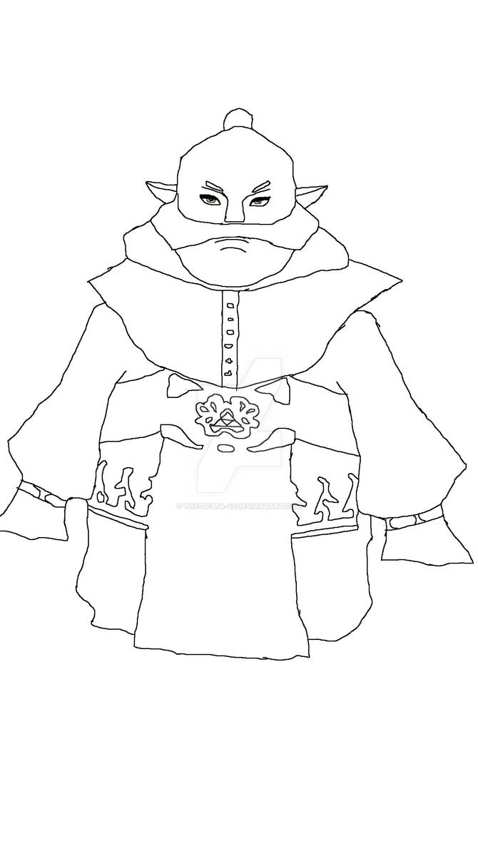 Rauru line art by The-Delta-42 on DeviantArt