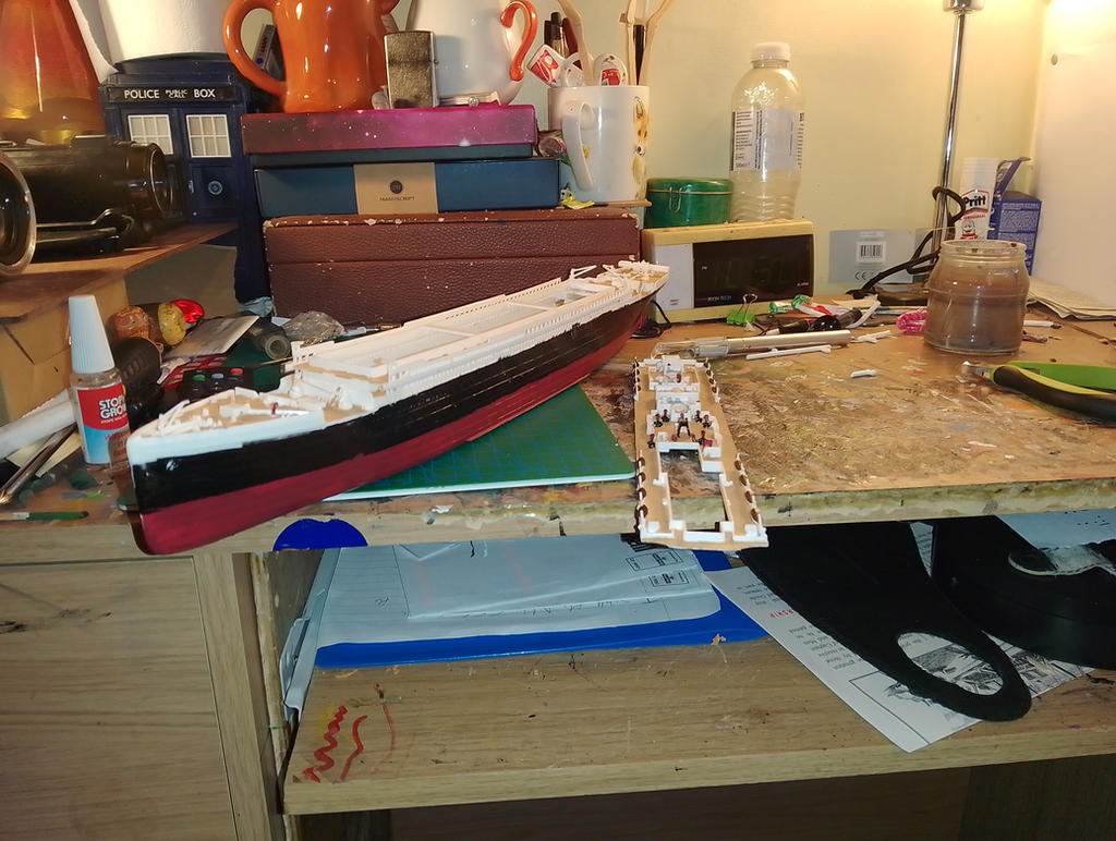 Big Build Revell 1/570 RMS Titanic Part 2 by The-Delta-42 on DeviantArt