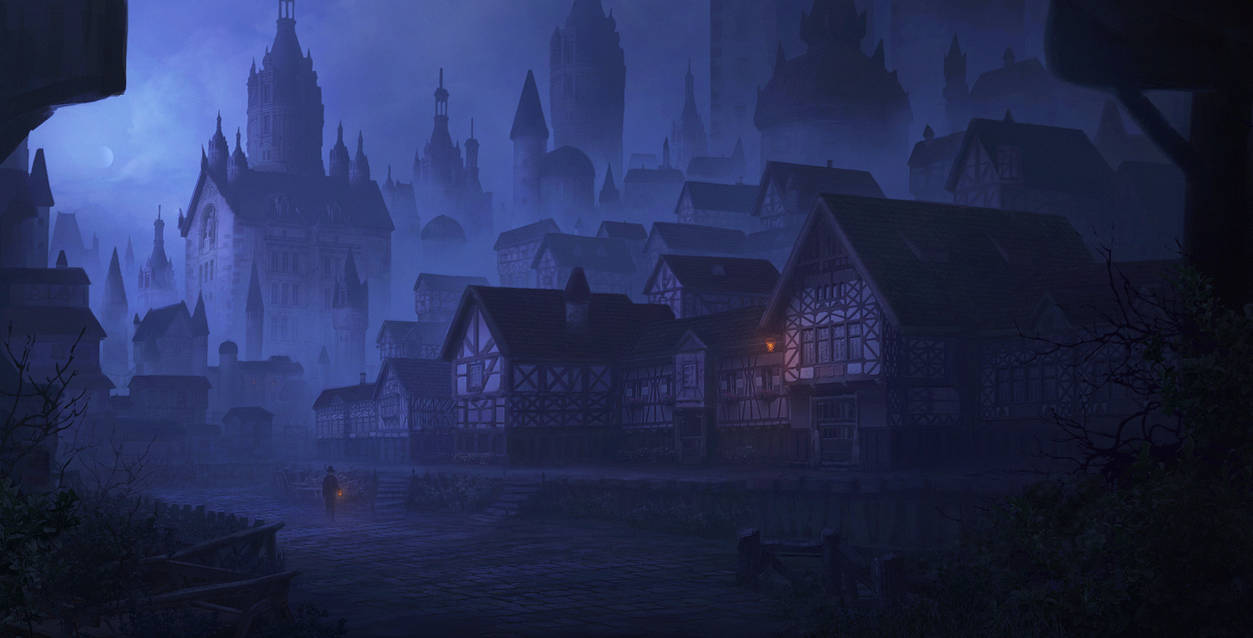Old town 3 by WiredHuman