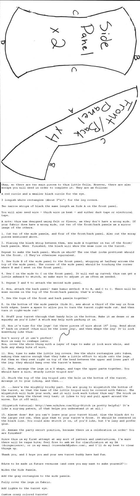 Turret Writing Pattern Turret Test Pattern by doingscience on DeviantArt