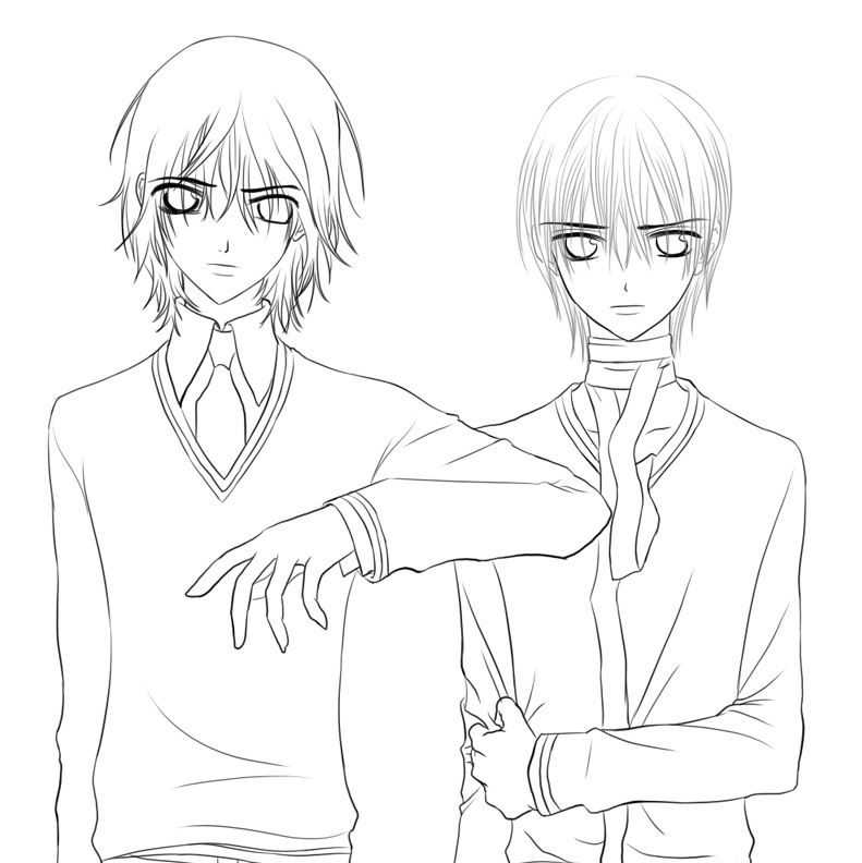 vampire knight lineart