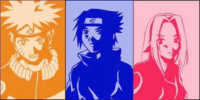 Naruto, Sasuke and Sakura