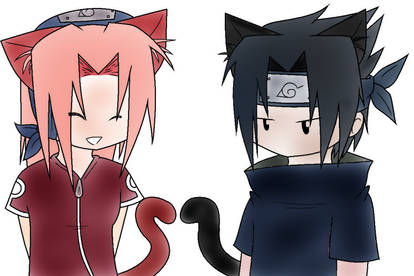 SasuSaku Kittens