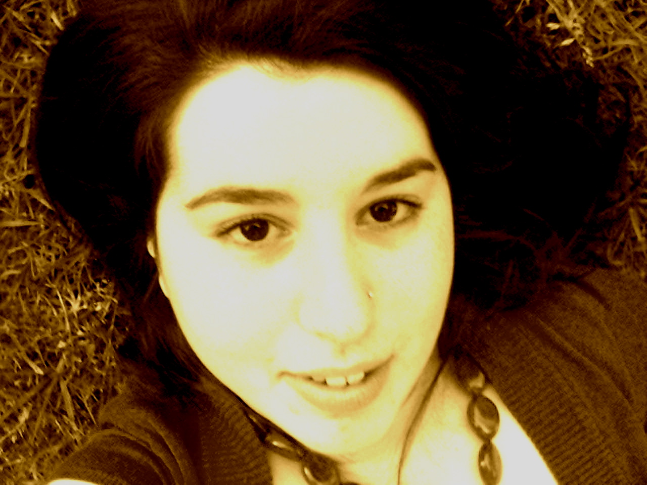 Me On The Grass In Sepia