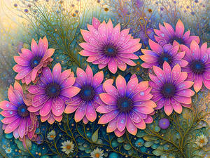 African daisy - Osteospermum Purple Sun