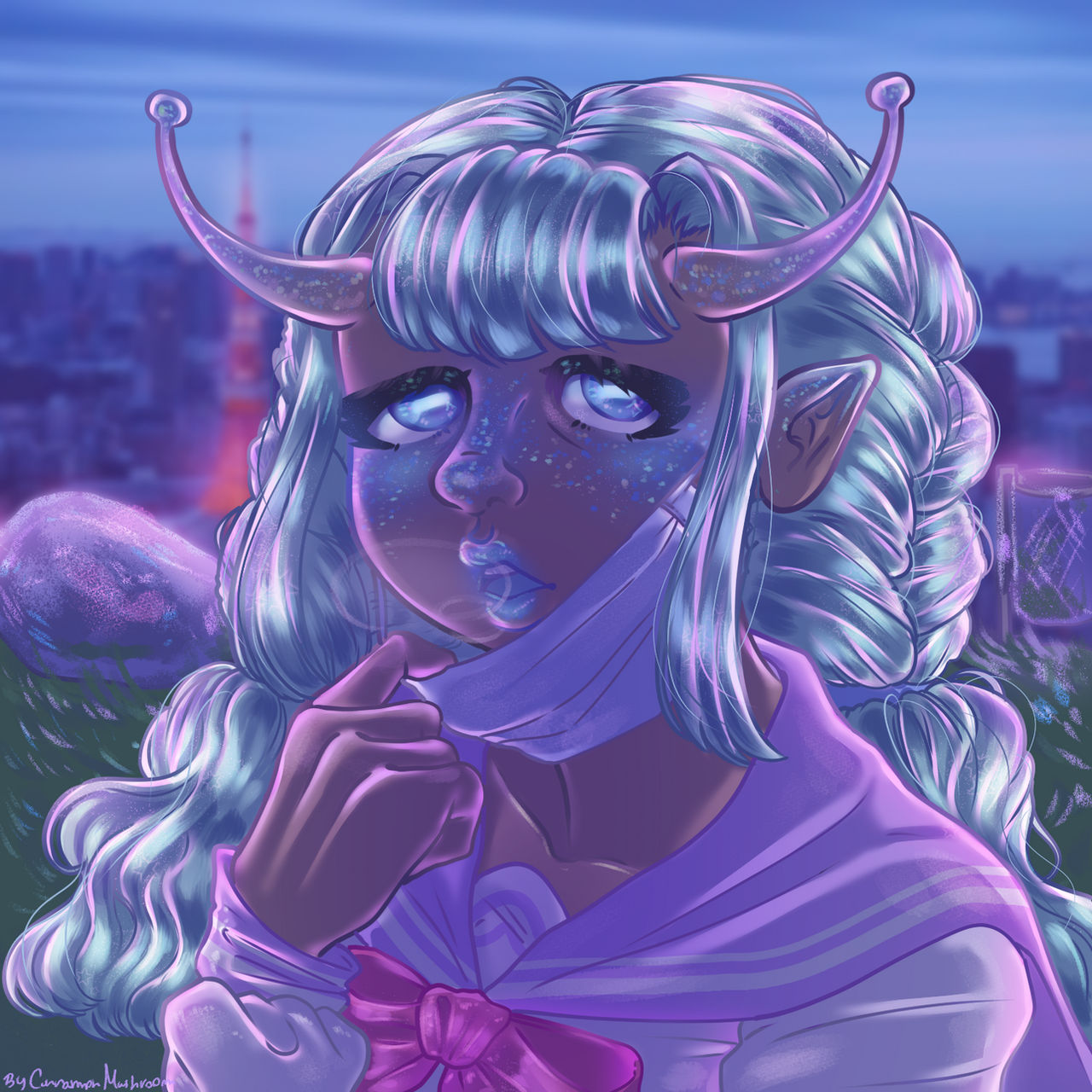 Alien girl by CinnamonConnie on DeviantArt