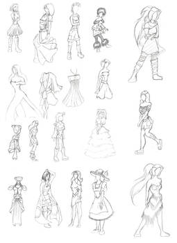 Fashion sketches