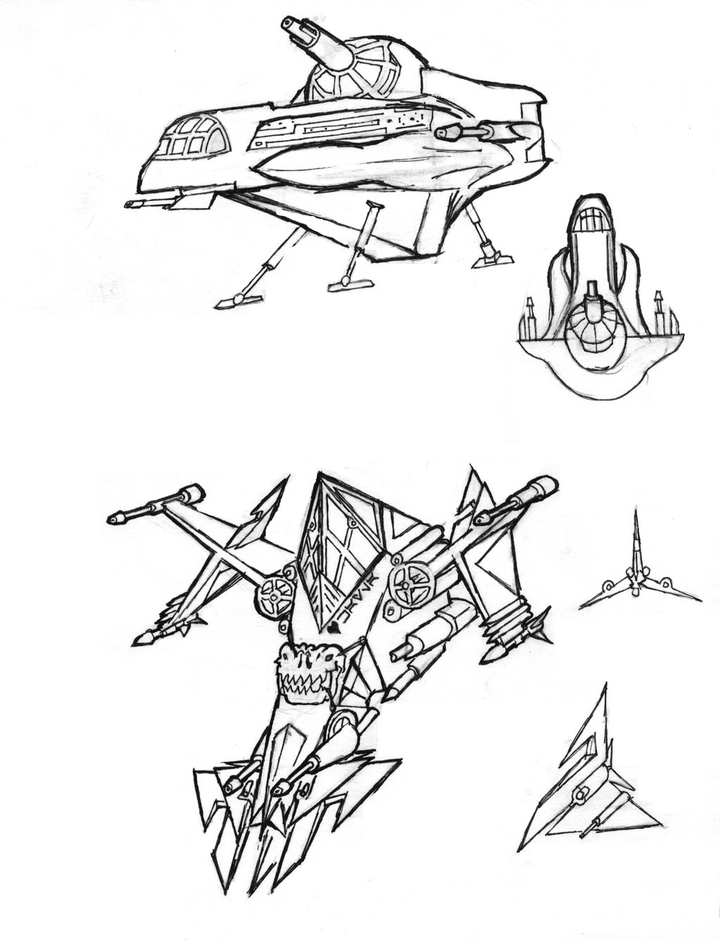 Random Ship Designs by CalvinAndHobbit on DeviantArt