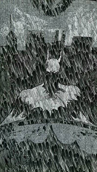 Batman in rain