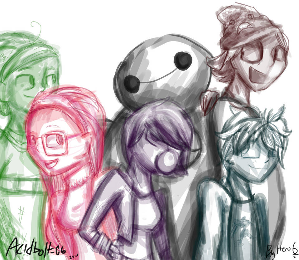 Gang Of Big Hero 6 By Acidbolt 06 On Deviantart Gang Of Big Hero 6 By Acidbolt 06 On Deviantart