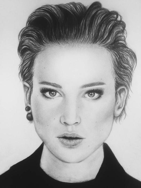 Jennifer Lawrence sketch by Ham-utrecht on DeviantArt