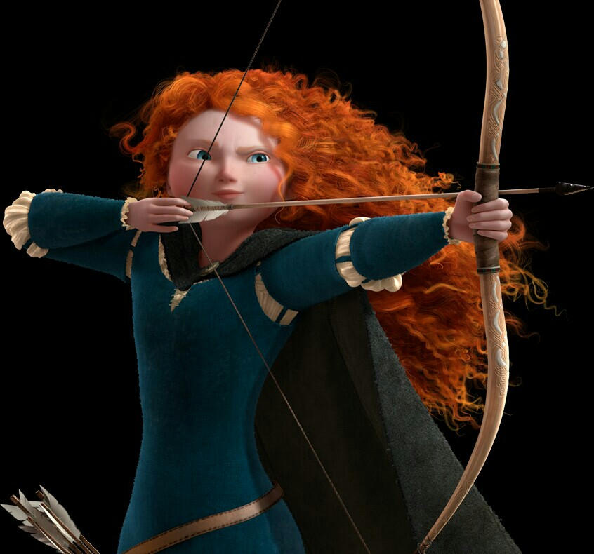Merida aims for the target by princess1Merida on DeviantArt
