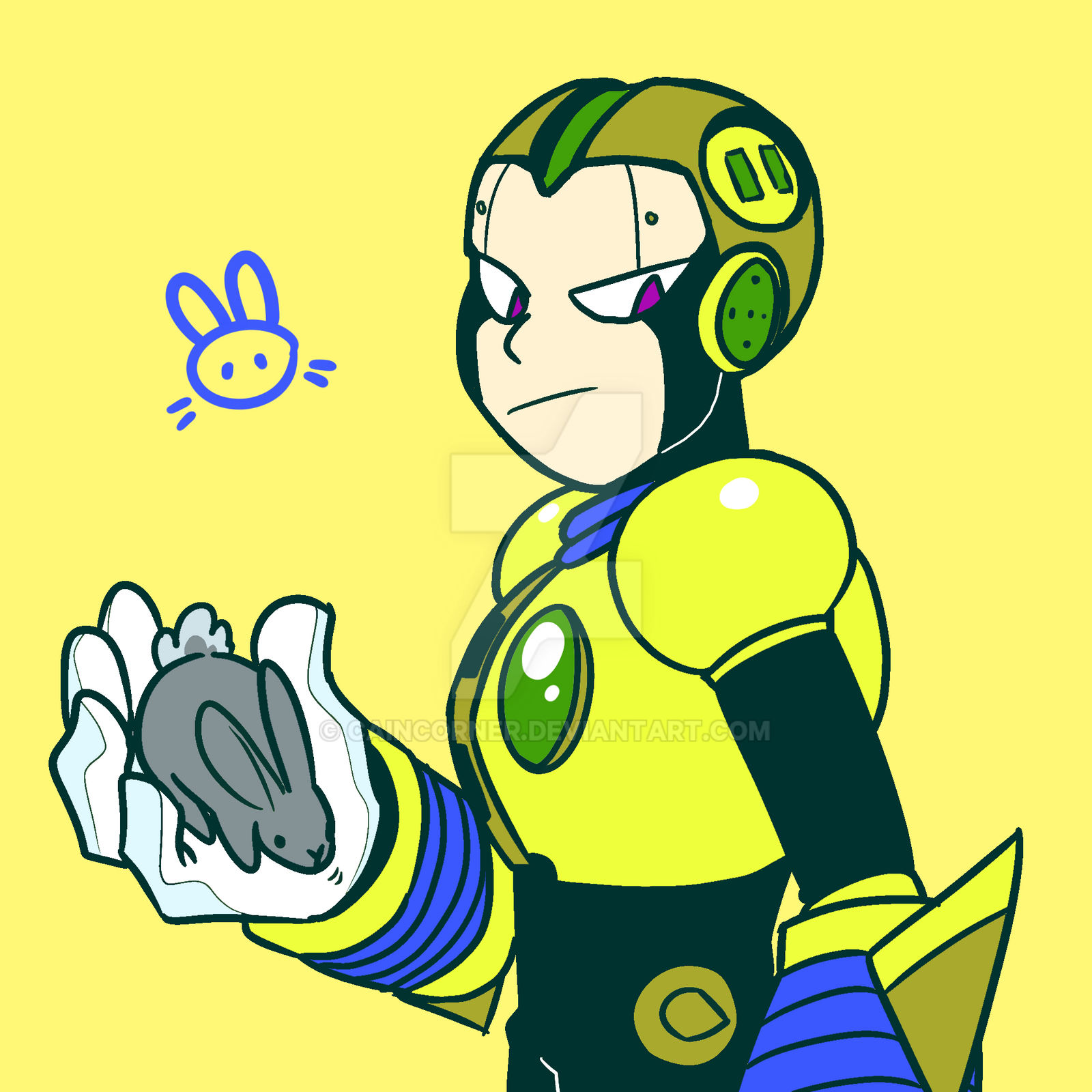 Fuse Man Rabbit Fuse Man + Watt by CainCorner on DeviantArt
