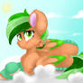Emerald in socks