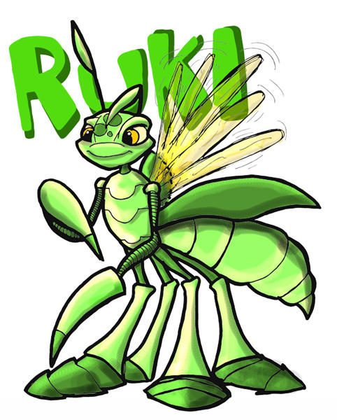 Earth Ruki Neopets The Green Ruki Neopets by Pikeface on DeviantArt