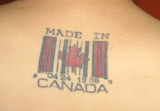 Made in Canada Tattoo