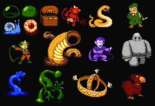 RPG Monster Sprites by FnrrfYgmSchnish on DeviantArt
