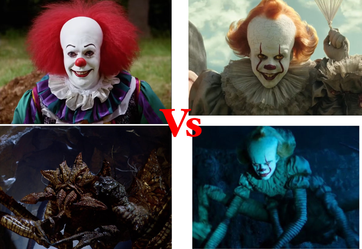 1990 pennywise vs 2017-2019 pennywise by coengearhart on DeviantArt