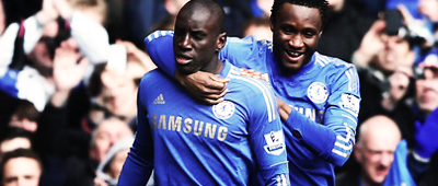 Demba Ba and Mikel Sig