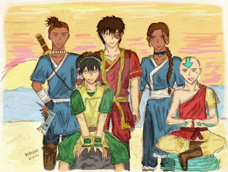 avatar - the gaang .color.