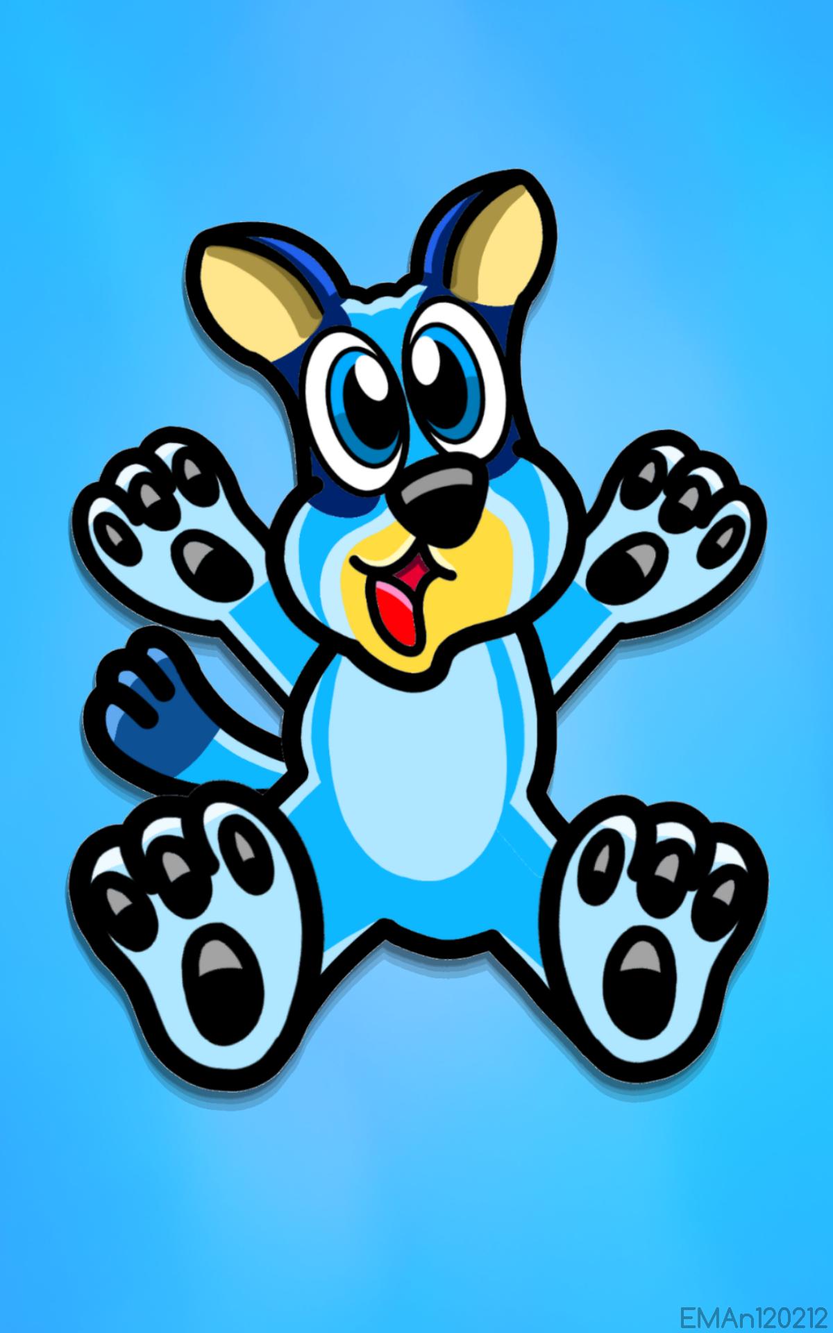 Bluey by Eman120212 on DeviantArt