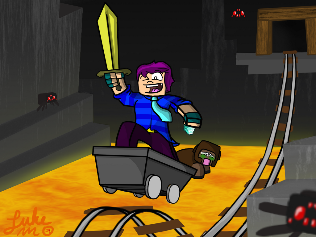 Minecraft March #6 : Mineshaft Ride by KuukyTrooper on DeviantArt