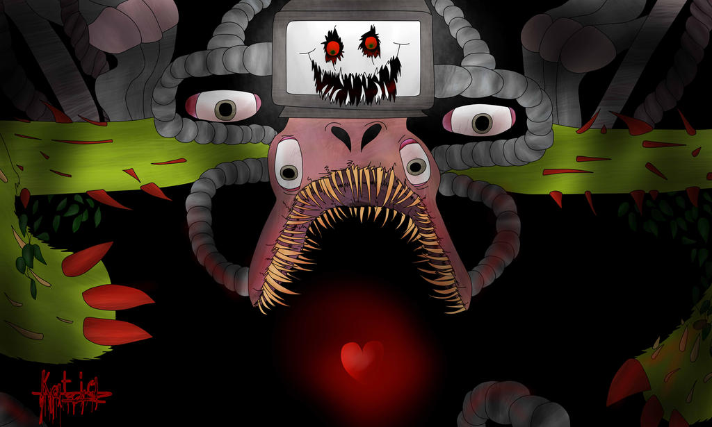 Omega Flowe Undertale Omega Flowey by KattiRowski on DeviantArt