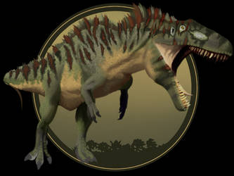 Jpog Acrocanthrosaurus Painting (Timelaspe Below)