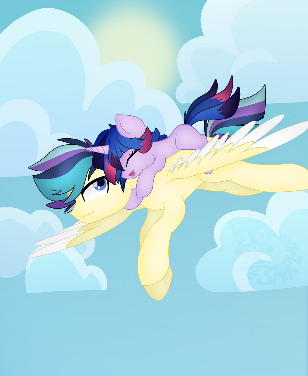 NG: Soaring High with Prissy by Cheschire-Kaat