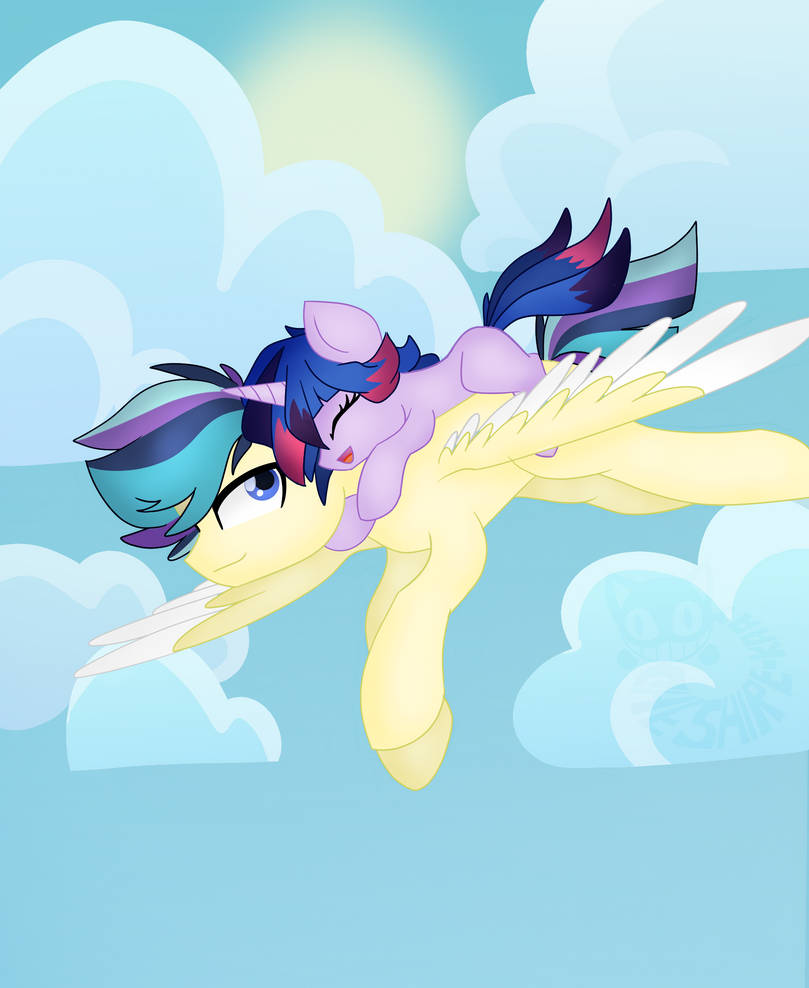 NG: Soaring High with Prissy by Cheschire-Kaat
