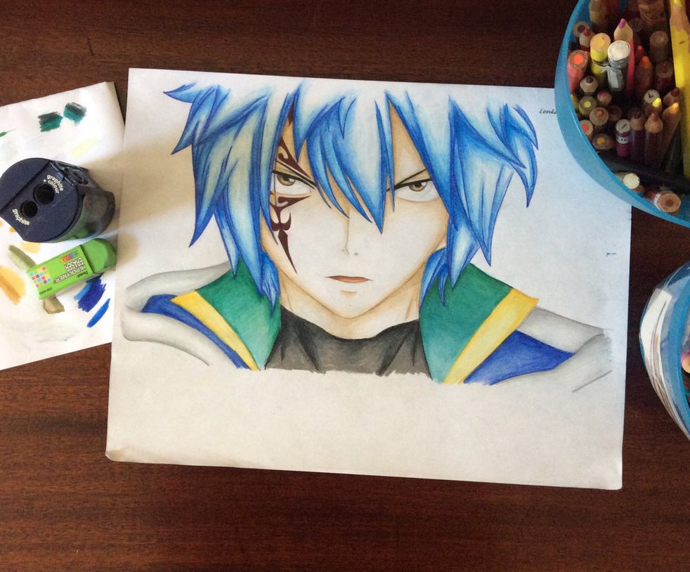 Traditionnal Art - Jellal Fernandes by Cheschire-Kaat