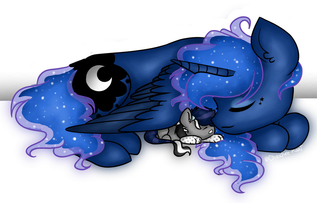 Luna and Kaos by Cheschire-Kaat