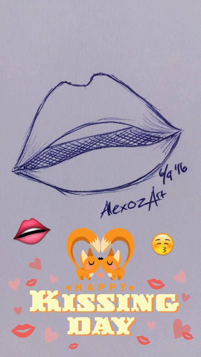 RANDOM ~ Kissing Day by AlexozArt on DeviantArt